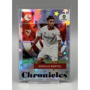 Gonzalo Montiel 2022-23 Panini‎ Chronicles La Liga Purple Astro #20 Sevilla